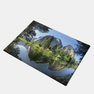 Cathedral Rocks Over the Merced River - Yosemite Doormat