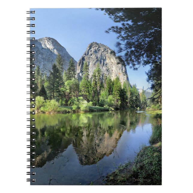 Cathedral Rocks Over the Merced River - Yosemite Notebook (Front)