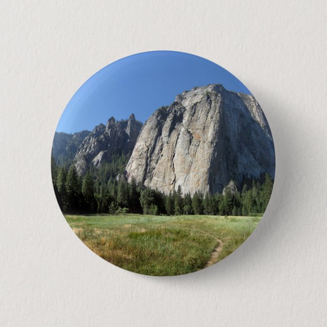Cathedral Rocks - Yosemite 2 Inch Round Button (Front)
