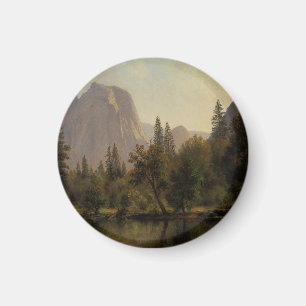 Cathedral Rocks, Yosemite Valley Albert Bierstadt Magnet
