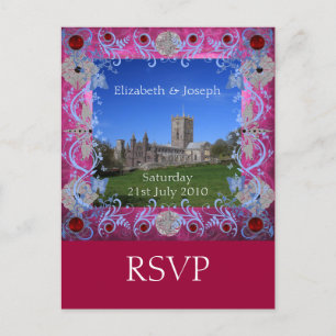 Cathedral rubies art Déco carte postale RSVP