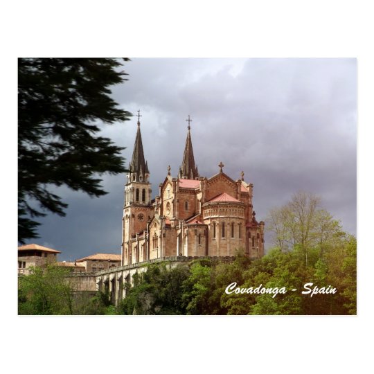 Cathedral Santa Maria La Real de Covadonga Postcard