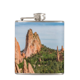 Cathedral Spires Formations Colorado Flask