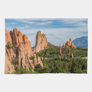 Cathedral Spires Formations Colorado Kitchen Towel
