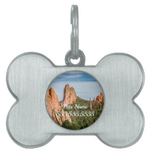 Cathedral Spires Formations Colorado Pet Tag