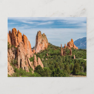 Cathedral Spires Formations Colorado Postcard