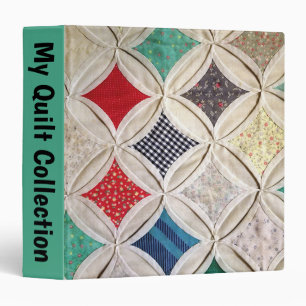 Cathedral Window Quilt Pattern Binder
