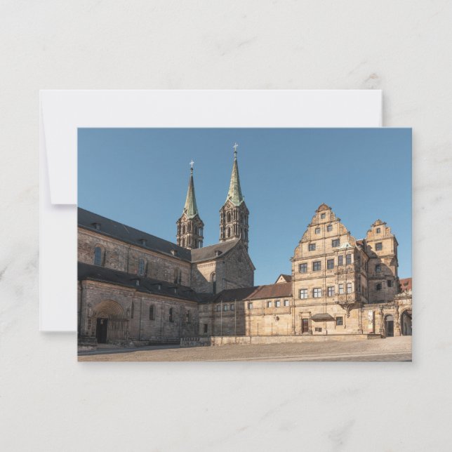 Cathédrale de Bamberg, Allemagne Carte (Devant)