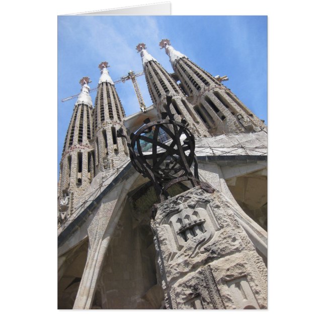 Cathédrale de Gaudi, Barcelone Espagne (Devant)