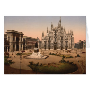 Cathédrale de Milan et Piazza, Lombardie, Italie