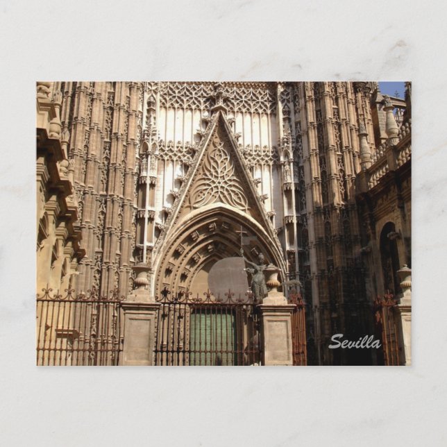 Cathédrale de Séville facede Carte postale (Devant)