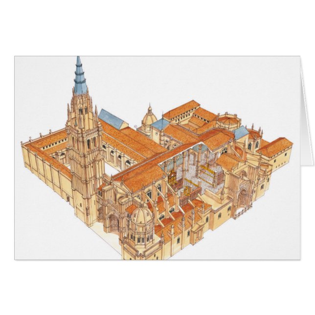 Cathédrale de Toledo. L'Espagne (Devant horizontal)