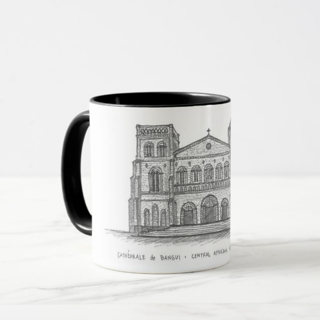 Cathédrale Notre-Dame, Bangui, C.A.R. Mug (Front Left)