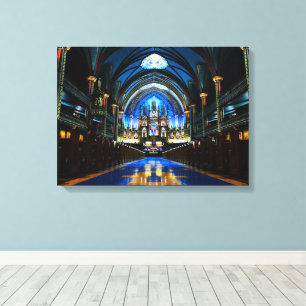Cathédrale Notre-Dame de Montréal toile Imprimer