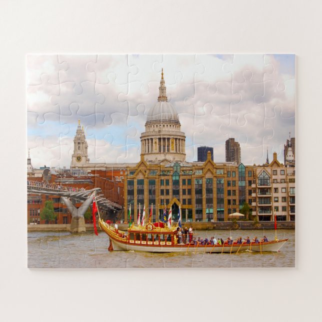 Cathédrale Saint Paul de Londres. Jigsaw Puzzle (Horizontal)
