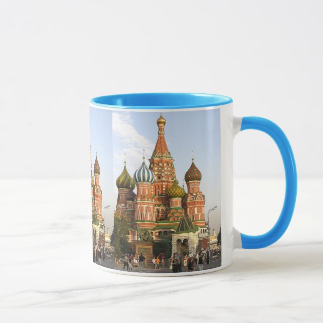 "CATHÉDRALE ST.BASIL" MUG DE CAFÉ RUSSE DE MOSCOU (Droite)