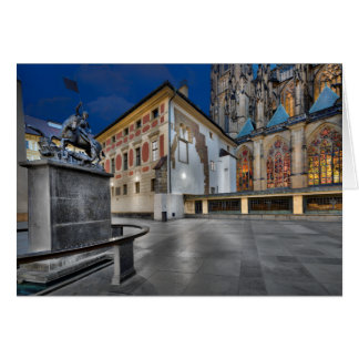 Cathédrale St.Vitus de Prague la nuit