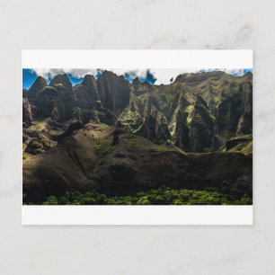 Cathedrals - Na Pali Coast - Kauai, Hawaii Postcard