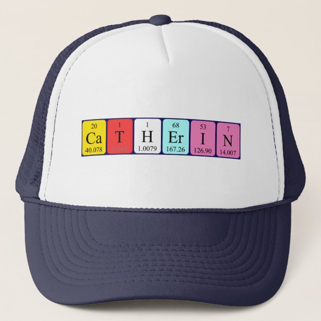 Catherin periodic table name hat (Front)