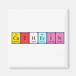 Catherin periodic table name magnet