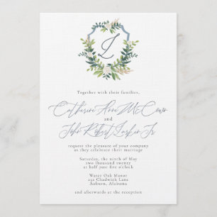 Catherine & Bo Wedding Invitation