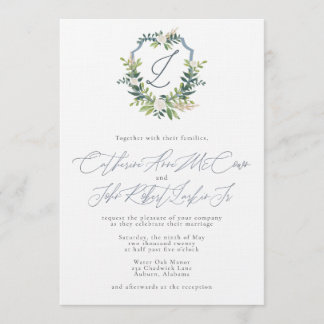 Catherine & Bo Wedding Invitation