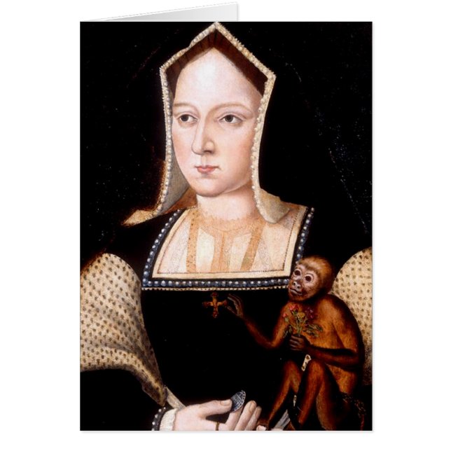 Catherine d'Aragon avec le singe (Devant)