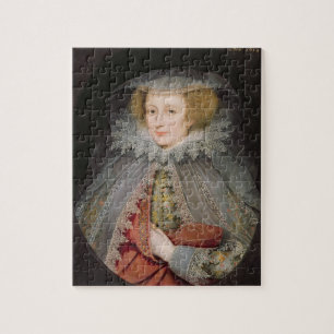 Catherine Killigrew, Lady Jermyn, 1614 (oil on pan Jigsaw Puzzle