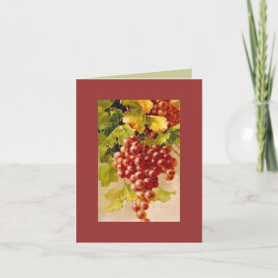Catherine Klein grapes.  NOTE CARD BRK