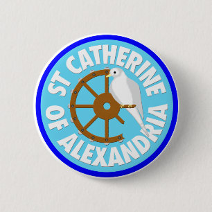 Catherine of Alexandria 2 Inch Round Button