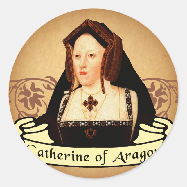 Catherine of Aragon Classic Round Sticker (Front)
