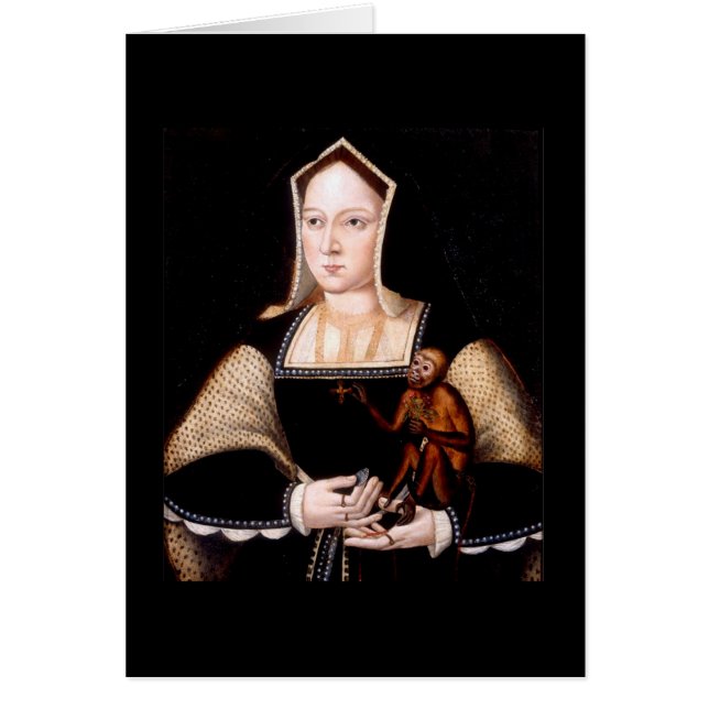 Catherine of Aragon with Monkey (Front)