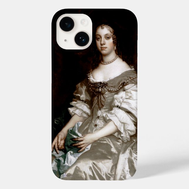 Catherine of Braganza by Sir Peter Lely Case-Mate iPhone Case (Back)