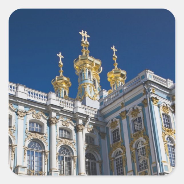 Catherine Palace Chapel detail Square Sticker (Front)