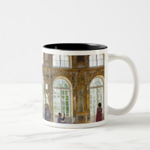 Catherine Palace, detail of the Great Hall 3 Two-Tone Coffee Mug
