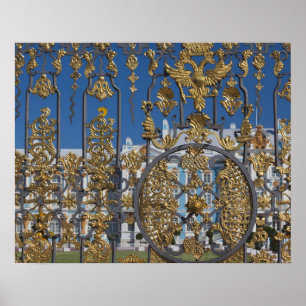 Catherine Palace, palace gate Poster