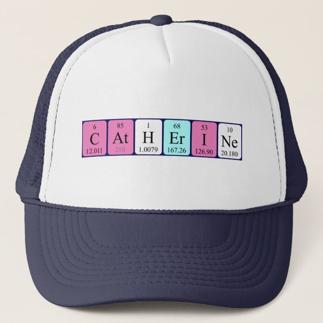 Catherine periodic table name hat (Front)