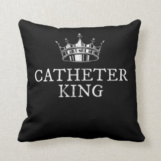 Catheter King Funny Foley Urinary Medical Gift Tee Throw Pillow