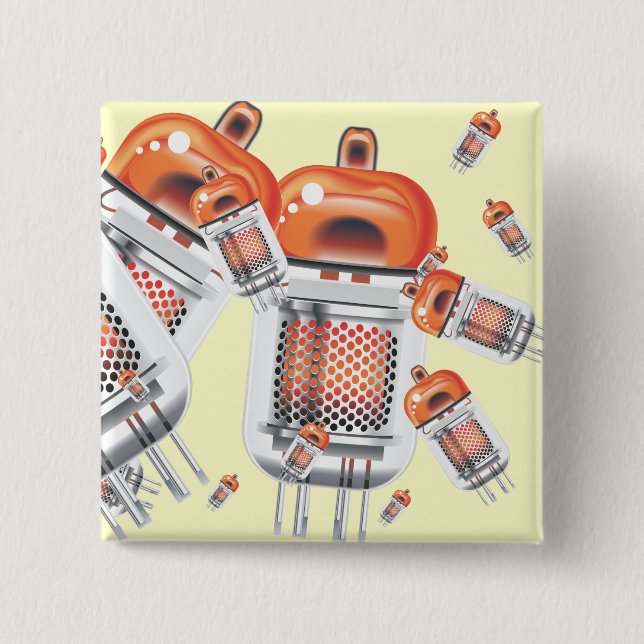 Cathode Ray Tubes 2 Inch Square Button (Front)