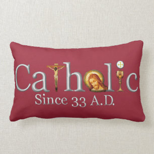 Catholic 33 AD Lumbar Pillow