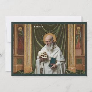 Catholic Art Postcard | Saint Romuald