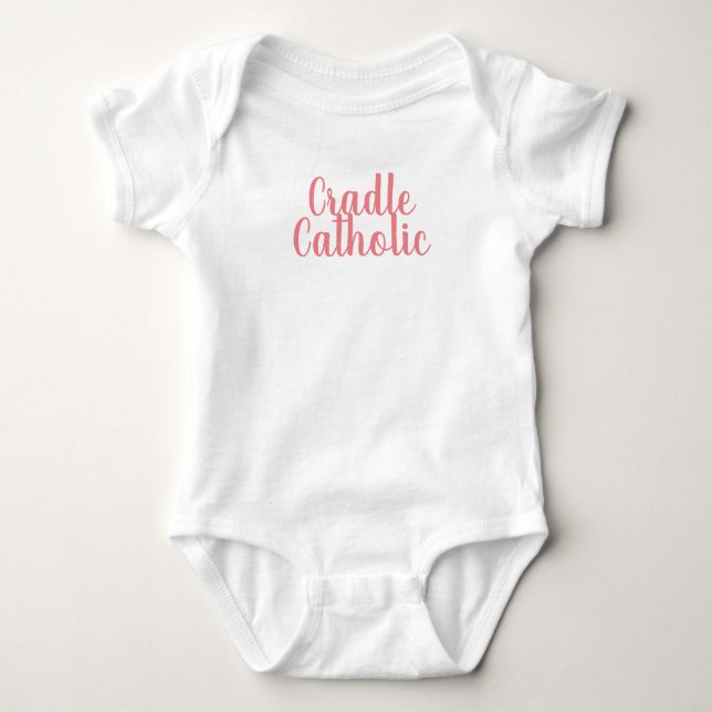 Catholic Baby Bodysuit (Front)