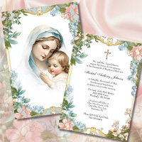 Catholic Baptism Christening Blessed Mother Jesus