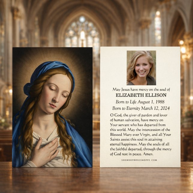Catholic Blessed Mary Madonna Funeral Memorial (Creator Uploaded)
