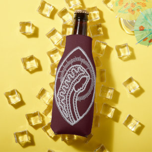 Catholic Blessed Virgin Mary, lace Bottle Cooler