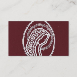 Catholic Blessed Virgin Mary, lace Business Card