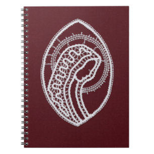 Catholic Blessed Virgin Mary, lace Notebook