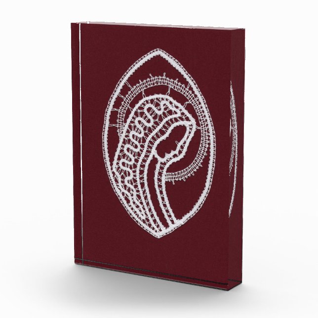 Catholic Blessed Virgin Mary, lace  Photo Block (Right)
