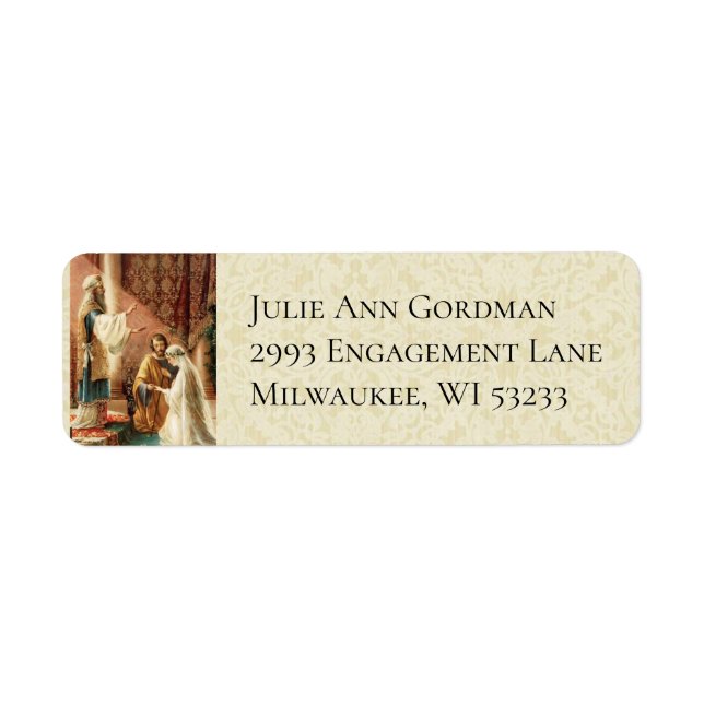 Catholic Bride & Groom Mary St. Joseph Marriage (Front)