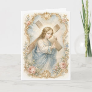 Catholic Child Jesus Thank You Card